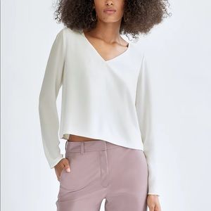 Aritzia Babaton Murphy Top in Blue